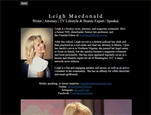 Tablet Screenshot of leighmacdonald.com
